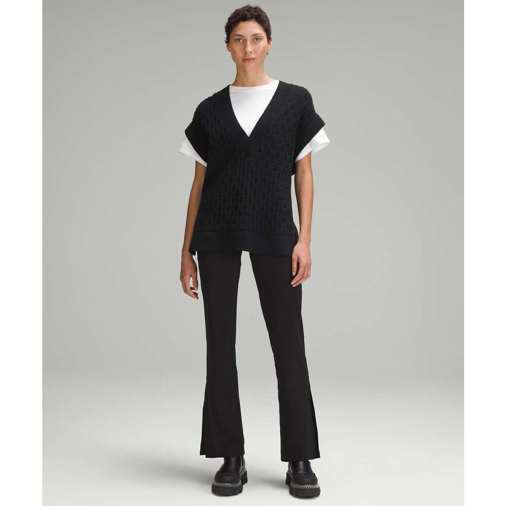 Lululemon Cable-Knit Relaxed-Fit Sweater Vest sz Med